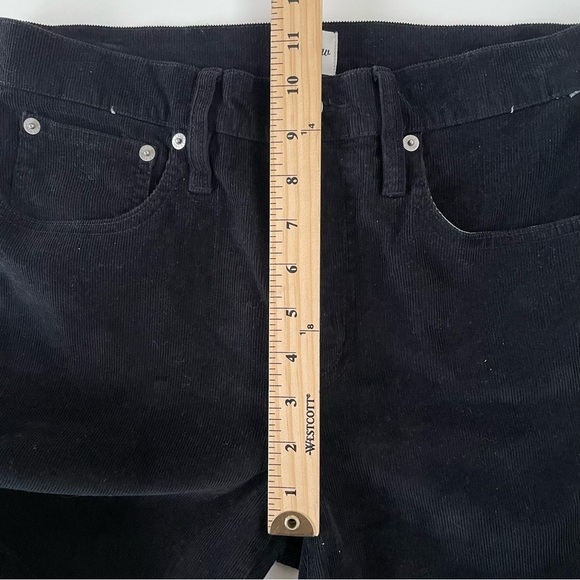J.Crew Women's Black Vintage slim-straight corduroy pant Size 28, like new! - Picture 11 of 12